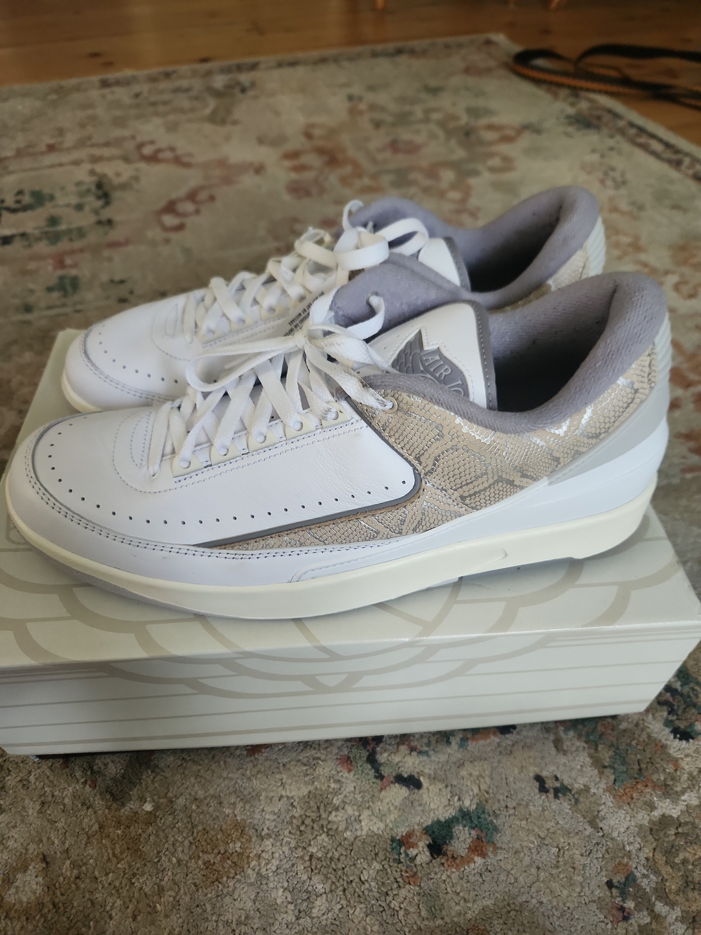 Size 14 - Air Jordan 2 Retro Low Python With Box - Picture 3 of 11
